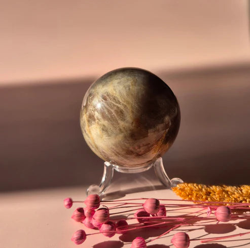 Blue Moonstone Sphere
