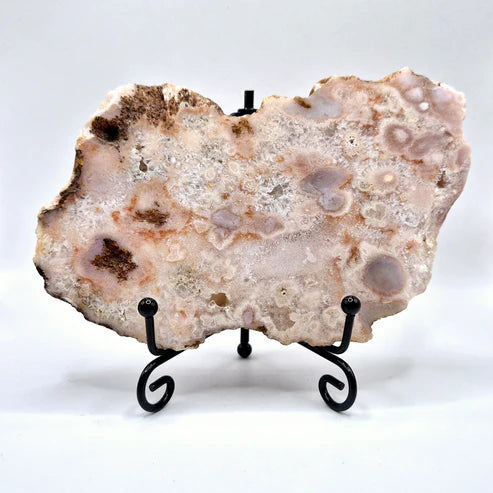 Crystal Cherry Blossom Agate Slab