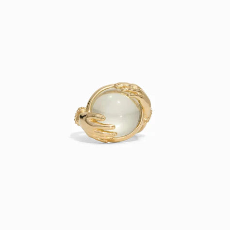 Green Amethyst Future Ring
