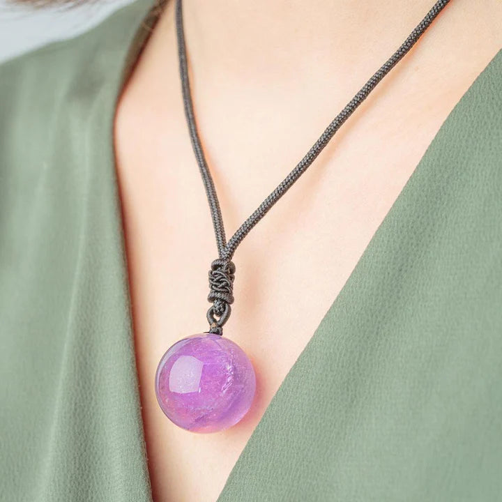 Amethyst Raw Stone Necklace