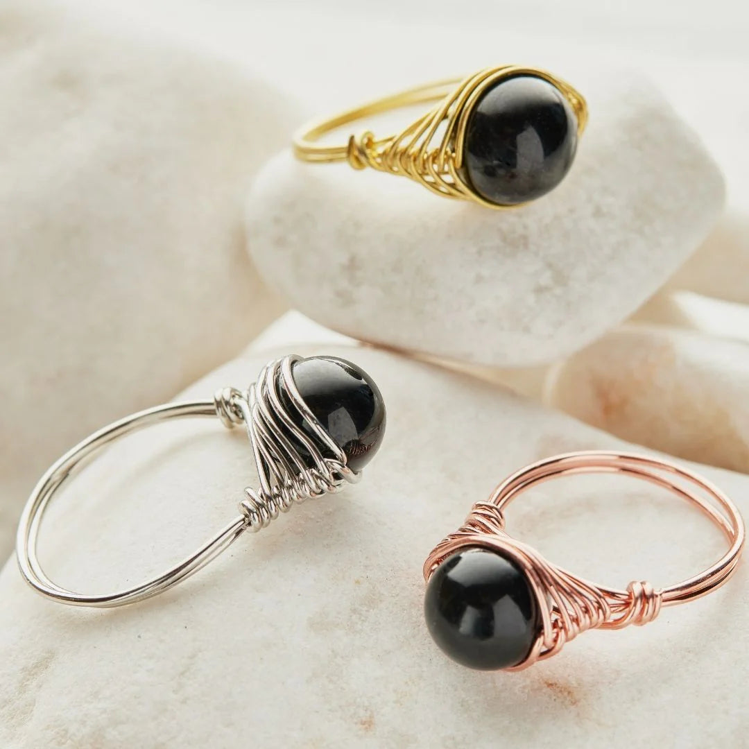 Black Tourmaline Ring