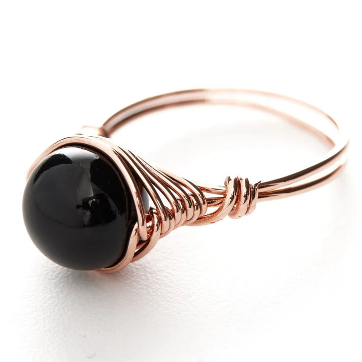 Black Tourmaline Ring