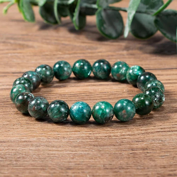 Emerald Large Bead Bracelet