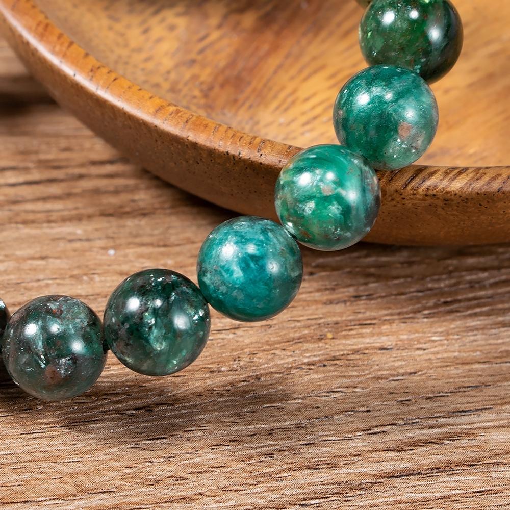 Emerald Large Bead Bracelet