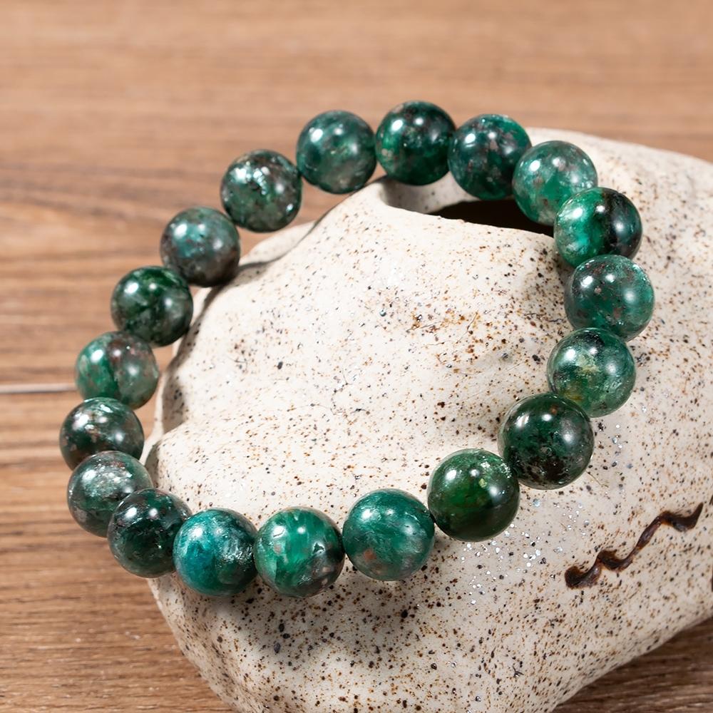 Emerald Large Bead Bracelet
