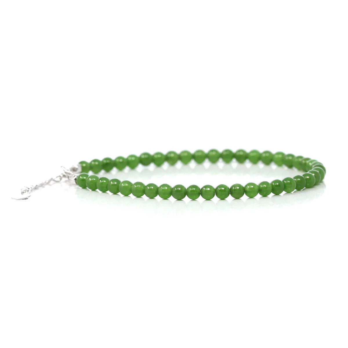 Green Jade Bead Bracelet