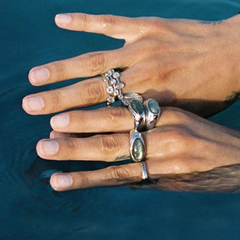 Labradorite Stone Ring