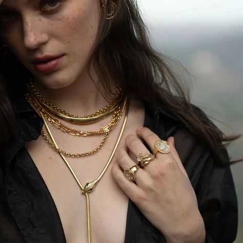Pearl Snake Ring
