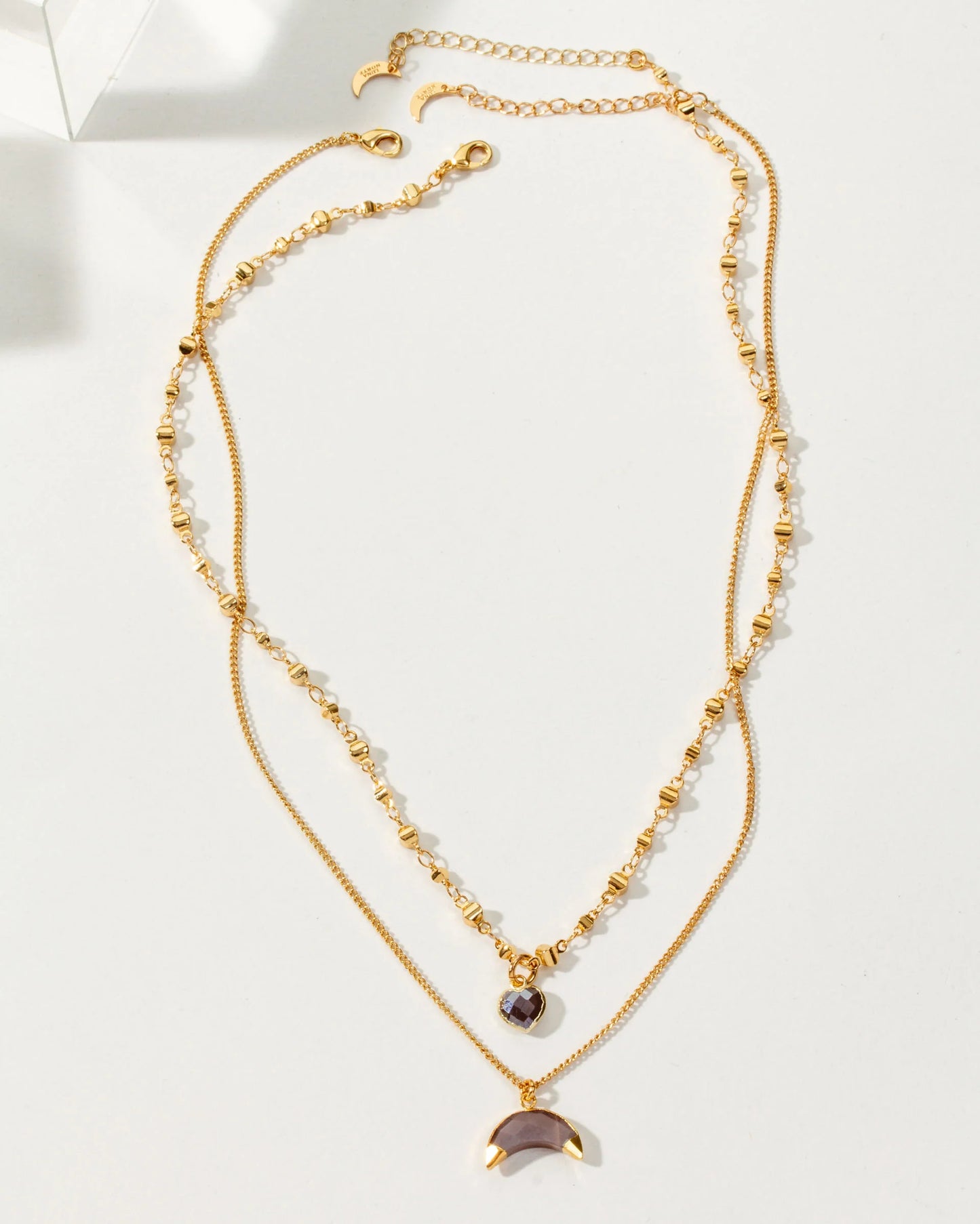 Pyrite Moon Necklace